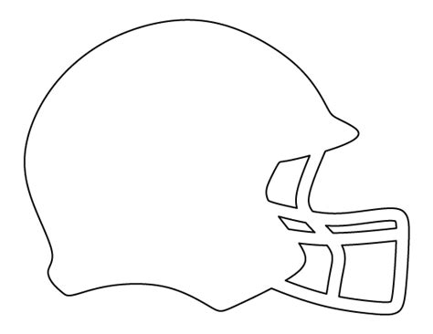 Helmet Template Printable